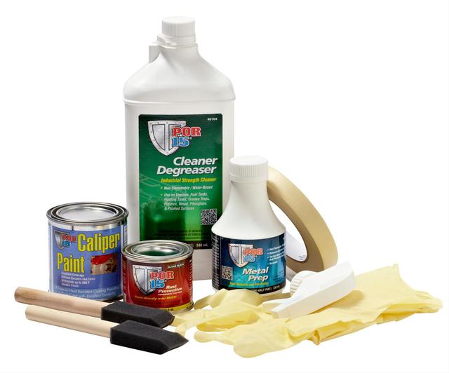 POR-15 Brake Caliper, Drum, and Rotor Paint Kit - Click Image to Close